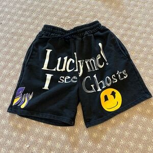 Lucky Me I See Ghosts sweat shorts